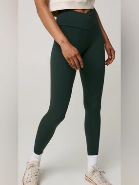 Aerie Dark Green Real Me High-Waist 7/8 Legging Size XL